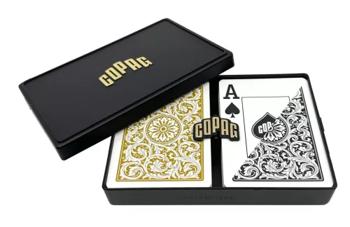 COPAG 1546 - BLACK/GOLD dupla póker kártya