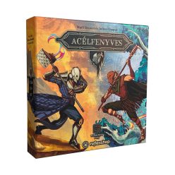 Acélfenyves társasjáték és promókártya