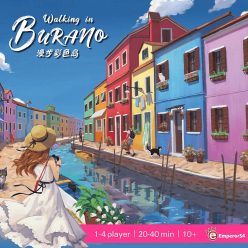 Walking in Burano társasjáték, angol nyelvű