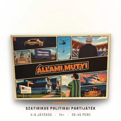 Állami Mutyi társasjáték – szatirikus politikai partijáték (14+)