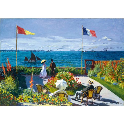 Art by Bluebird 1000 db-os puzzle - Claude Monet: Garden at Sainte-Adresse, 1867 - 60042