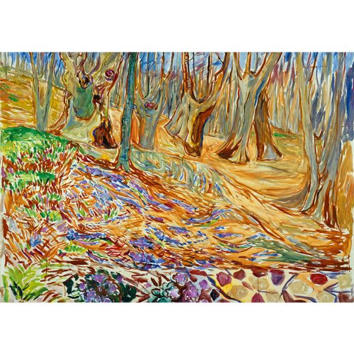 Bluebird Puzzle 1000 db-os puzzle - Edvard Munch: Elm Forrest in Spring 60130
