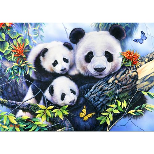 Bluebird 1000 db-os Puzzle - Panda Family - 70079