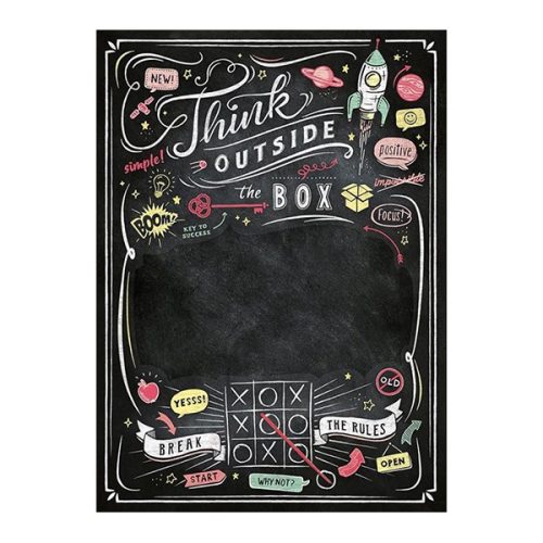 Puzzle 1000 db-os - Black Board Puzzle - Think Outside the Box- Clementoni 39468