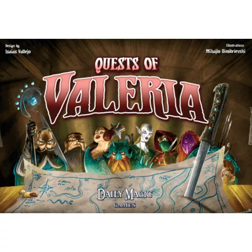 Quests of Valeria angol nyelvű társasjáték