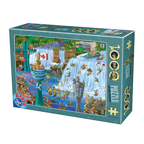 D-Toys 1000 db-os puzzle - Cartoon Collection - Niagara Falls 75932