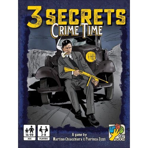3 Secrets Crime Time társasjáték, angol nyelvű