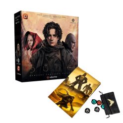   Dűne: Homokba temetett titkok társasjáték és promócsomag