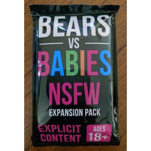 Bears vs Babies társasjáték, angol nyelvű NSFW kiegészítő