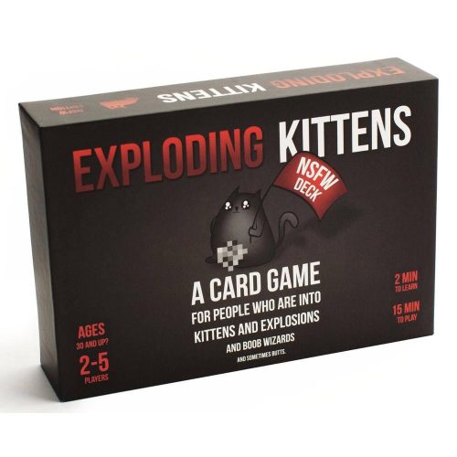 Exploding Kittens NSFW társasjáték, angol nyelvű