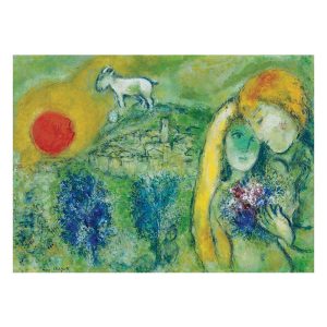 Eurographics 1000 db-os Puzzle - Marc Chagall - The Lovers of Vence - 6000-0848 Eurographics 1000 db-os Puzzle - Marc Chagall - The Lovers of Vence - 6000-0848