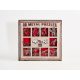 10 Metal Puzzle Set - piros Level 1-3 - Cast - fém ördöglakat