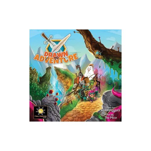 Drawn To Adventure társasjáték, angol nyelvű