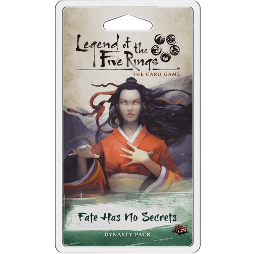 Legend of The Five Rings LCG Fate Has No Secrets kiegészítő, angol nyelvű