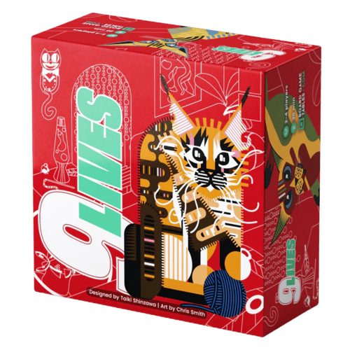 9 lives társasjáték, angol nyelvű