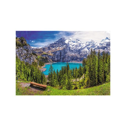 Trefl Oeschinen-tó, Alpok, Svájc - 1500 db-os puzzle 26166