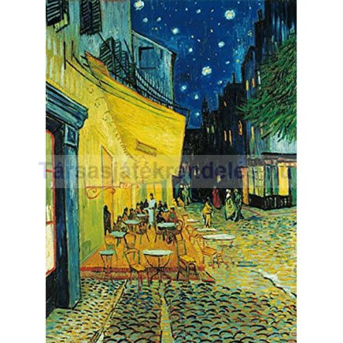 Puzzle 1000 db-os - Vincent van Gogh: Éjjeli kávézó - Clementoni (31470)
