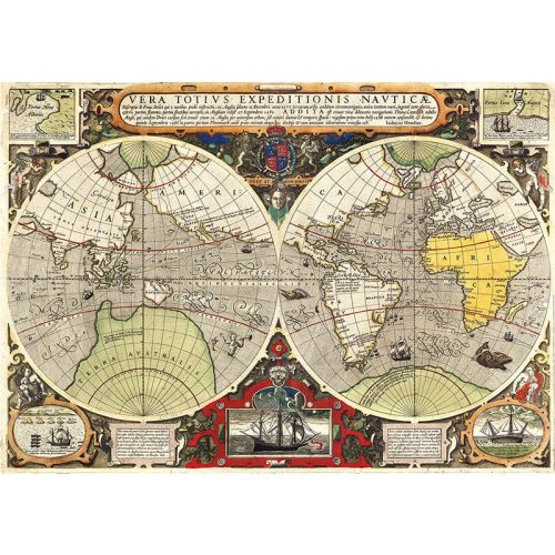 Puzzle 6000 db-os - Antique Nautical Map - Clementoni 36526