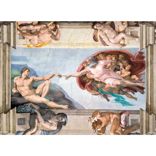 Puzzle 1000 db-os - Museum Collection - Michelangelo: Creazione dell'uomo - Clementoni 39496