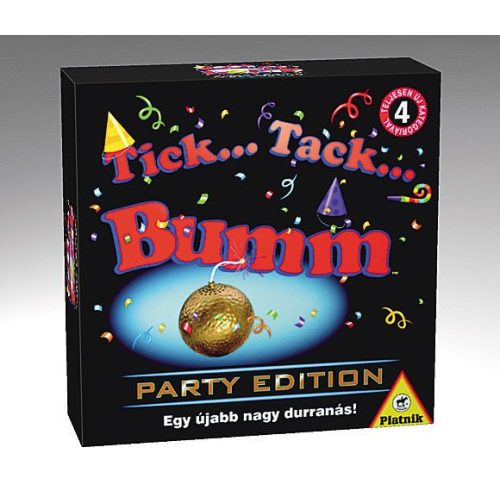 Tick Tack Bumm társasjáték Party kiadás - Party edition