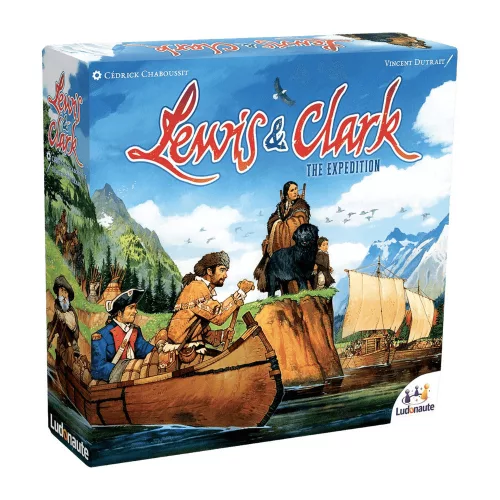 Lewis & Clark The Expedition társasjáték, angol nyelvű