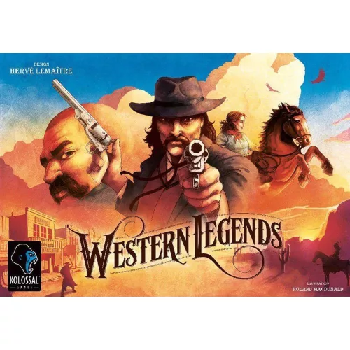 Western Legends társasjáték, angol nyelvű