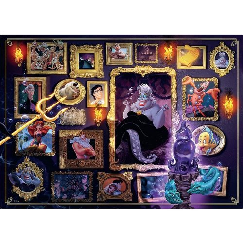 Ravensburger 1000 db-os puzzle - A Disney Gonoszai - Ursula 15027