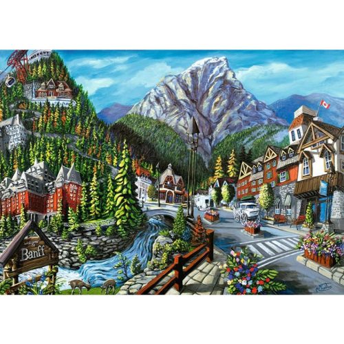 Ravensburger 1000 db-os puzzle - Welcome to Banff, Canada 16481