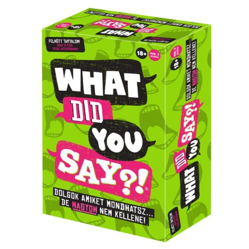 What did you say? Társasjáték