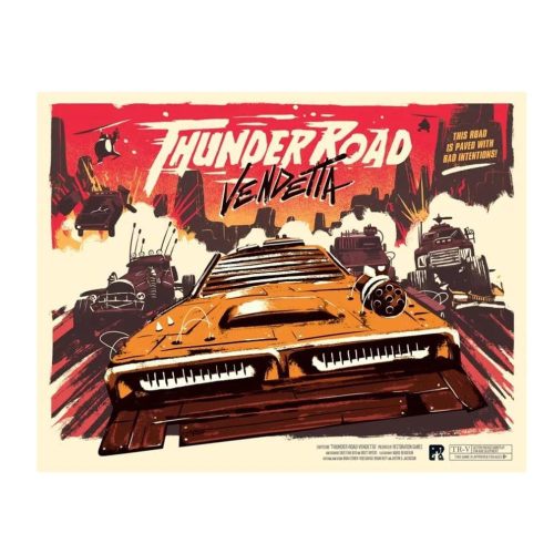 Thunder Road Vendetta társasjáték, angol nyelvű
