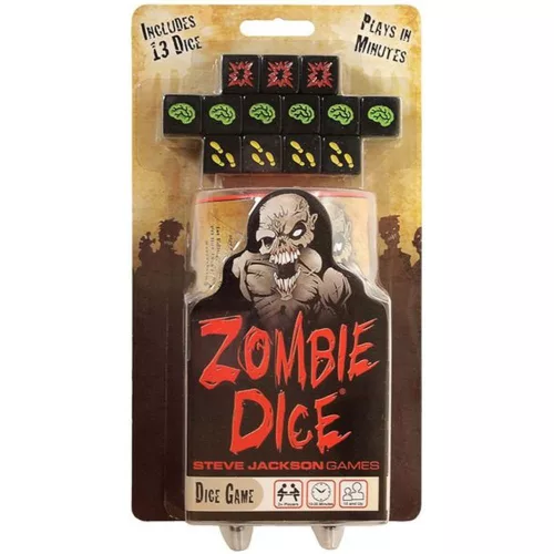 Zombie Dice társasjáték, angol nyelvű