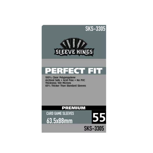 Sleeve Kings Perfect Fit Premium kártyavédő (55 db-os) 63.5x88mm
