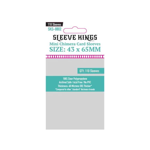 Sleeve Kings mini Chimera kártyavédő (110 db-os csomag) 43 x 65 mm