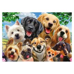 Puzzle 500 db-os - Kutyus szelfi - Schmidt 58390