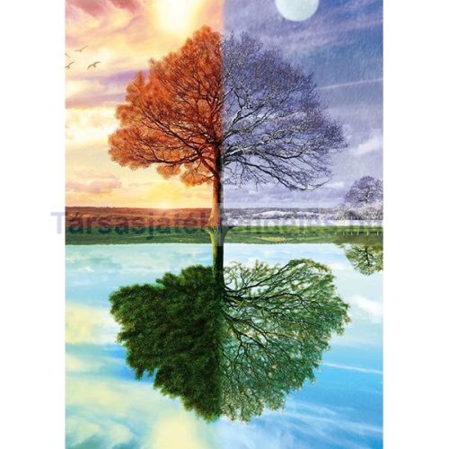 Puzzle 500 db-os - The seasons tree - Schmidt (58223)