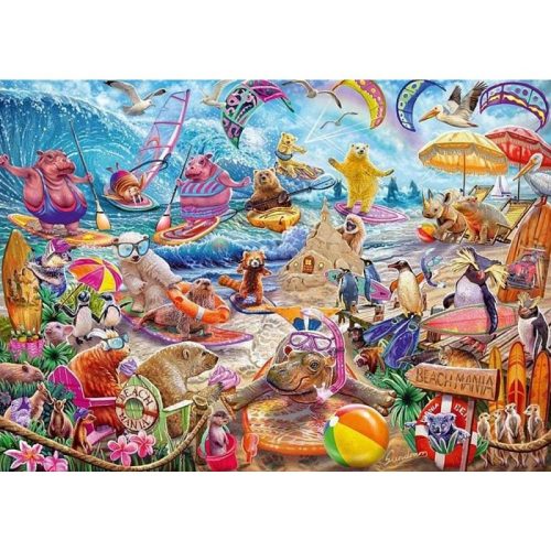 Puzzle 1000 db-os -  Beach Mania - Steve Sundram - Shelly Davies - Schmidt 59662