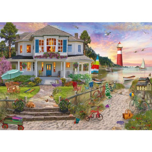 Puzzle 1000 db-os - A tengerparti ház - Schmidt 58990