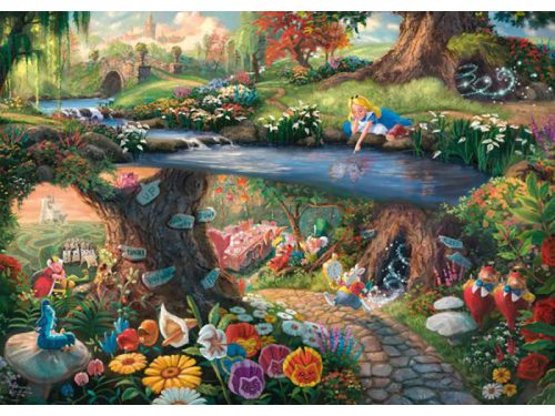 Puzzle 1000 db-os - Alice Csodaországban - Thomas Kinkade - Schmidt 59636