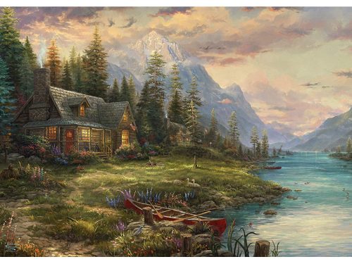 Puzzle 1000 db-os - Apáknapi túra - Thomas Kinkade - Schmidt 59918