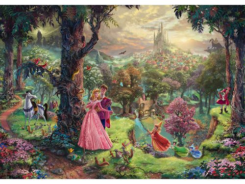 Puzzle 1000 db-os - Csipkerózsika - Thomas Kinkade - Schmidt (59474)