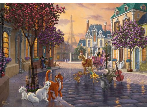 Puzzle 1000 db-os - Disney: Macskarisztokraták  - Thomas Kinkade - Schmidt 59690