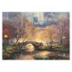 Puzzle 1000 db-os - Glow in the dark: Central Park - Thomas Kinkade - Schmidt 59496