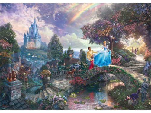 Puzzle 1000 db-os - Hamupipőke - Thomas Kinkade - Schmidt 59472