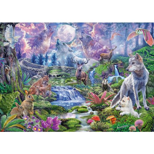 Puzzle 1000 db-os - Holdfényes vadvilág - Steve Sundram - Schmidt 59963