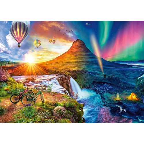 Puzzle 1000 db-os - Island, Night and Day - Lars Stewart - Schmidt 59908
