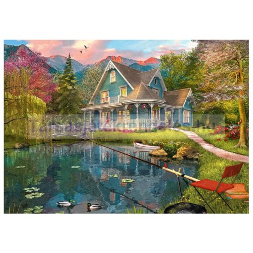 Puzzle 1000 db-os - Lakeside retirement home - Dominic Davison - Schmidt 59619