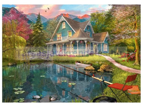 Puzzle 1000 db-os - Lakeside retirement home - Dominic Davison - Schmidt 59619