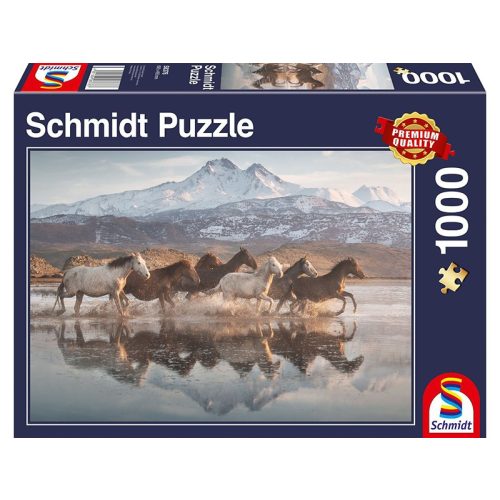 Puzzle 1000 db-os - Lovak Kappadókiában - Schmidt 58376