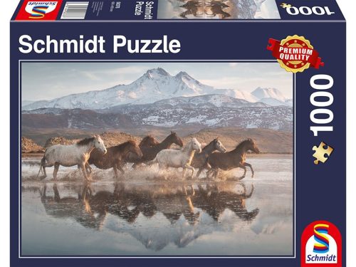 Puzzle 1000 db-os - Lovak Kappadókiában - Schmidt 58376