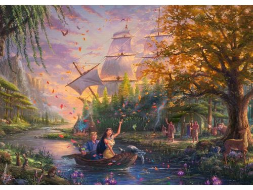 Puzzle 1000 db-os - Pocahontas - Thomas Kinkade - Schmidt 59688